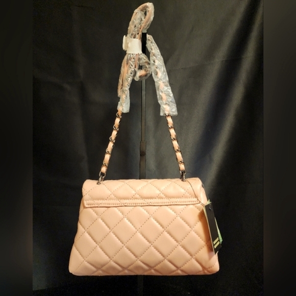 Badgley Mischka Blush Quilted Shoulder Bag - Picture 6 of 7